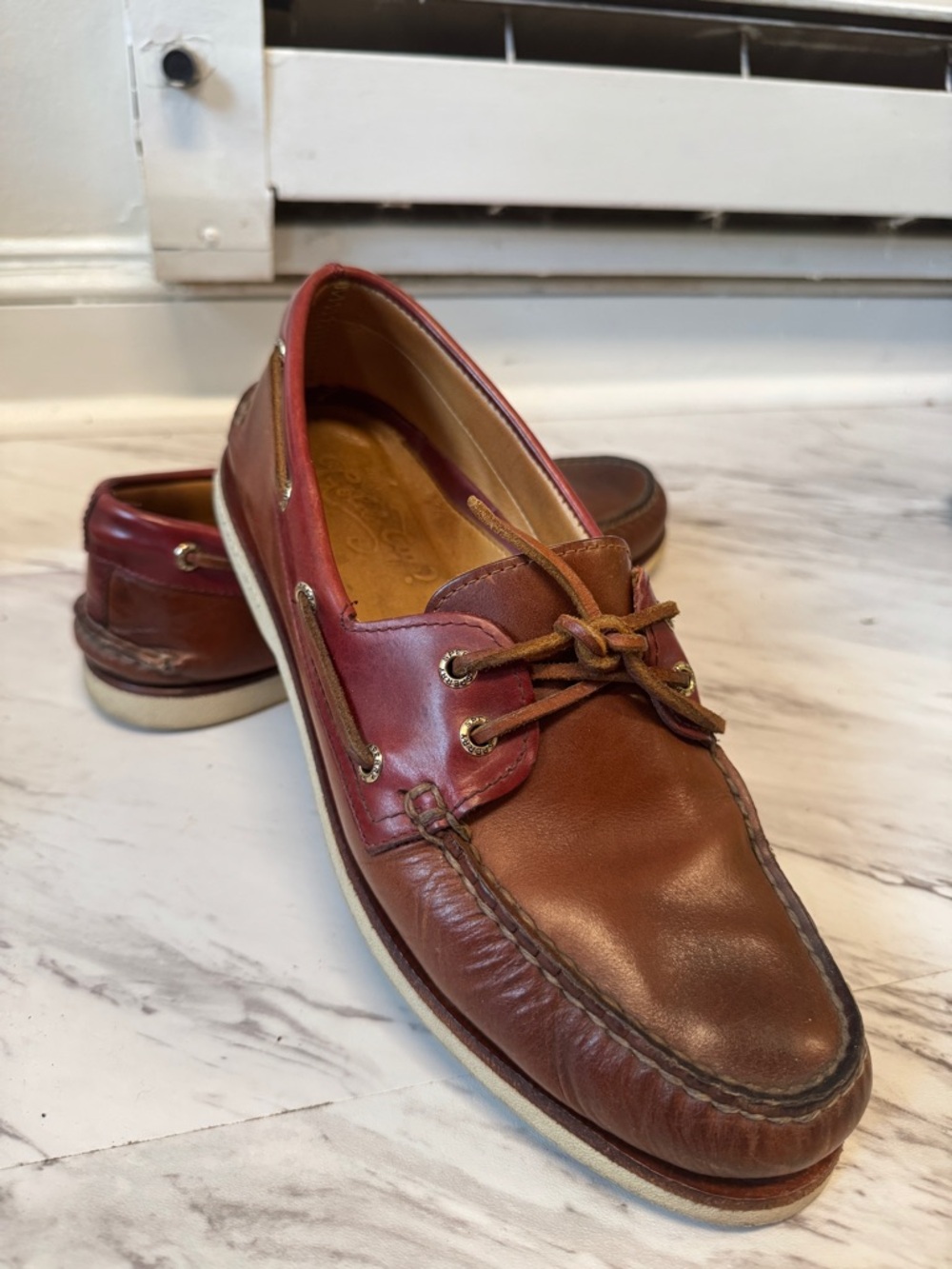 Sperry Gold Cup Red-Brown Topsiders